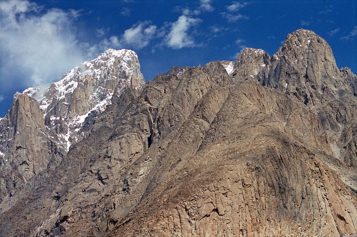 11 Uli Biaho Close Up From Baltoro Glacier Between Paiju And Khoburtse